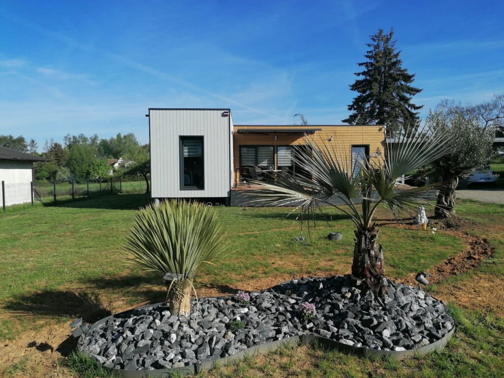 Studio de jardin réalisation terrain plat